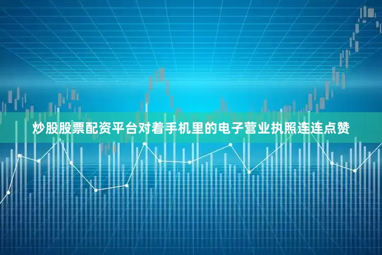 炒股股票配资平台对着手机里的电子营业执照连连点赞