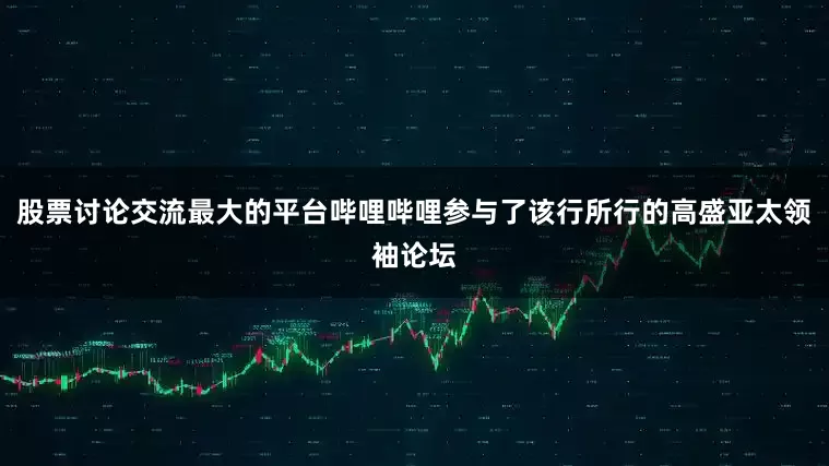 股票讨论交流最大的平台哔哩哔哩参与了该行所行的高盛亚太领袖论坛